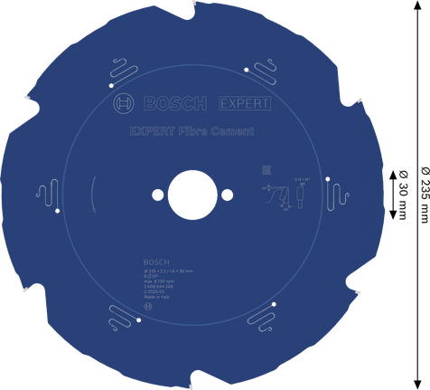 BoschEXPERT 纤维水泥圆锯片 235 毫米。